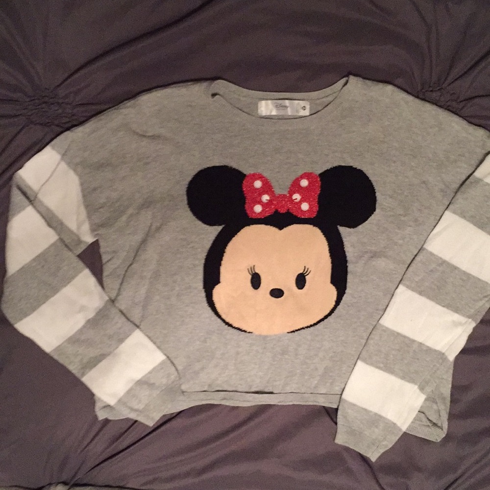 Disney’s Minnie Mouse shirt.
